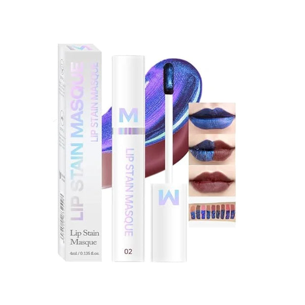 Matte Lip Gloss Peel Off Masque - Peel Off Lip Stain Tattoo, Toffee Rose Peel Off Lip Tint，Long Lasting Waterproof Transfe...