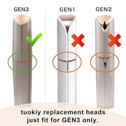 Generation 3 Replacement Heads for Flawless Finishing Touch, Double Halo Replacement Blades for Women 3 pack - Product Image