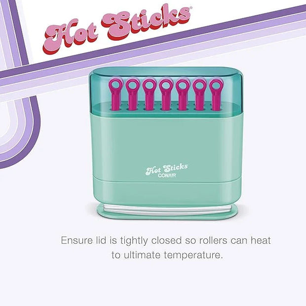 Conair Silicone Hot Rollers for Long, Medium, and All Hair - Hair Curler - No Hair Roller Clips Needed - Product Image