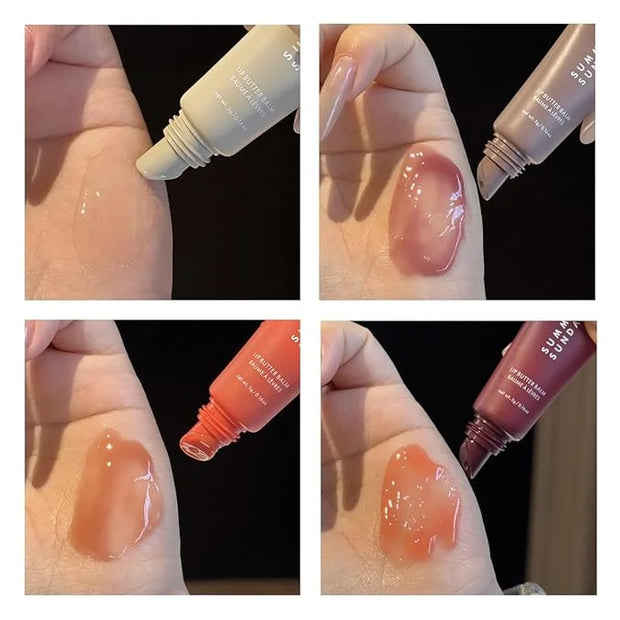 Mini Lip Butter Lip Gloss set, Smooth, Hydrating, Non-Sticky Lip Gloss for Soft and Supple Lips, Perfect for Travel & Gift...