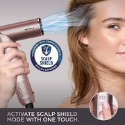 Shark FlexFusion Hair Straightener & Powerful Hair Dryer with Fusion Hair Brush, Ceramic Air Styler with Auto-Wrap Hair Cu...