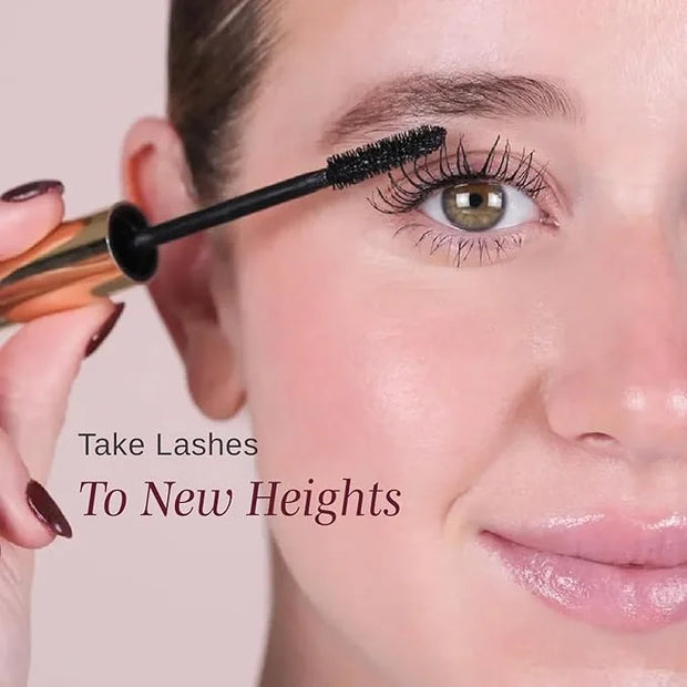 Wander Beauty Mile High Club Length + Define Black Mascara - Smudge-Proof, Lash Lengthening Mascara for a Full, Fanned Out...