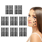 288pcs Pimple Patch Star, 2 Styles Star Pimple Patch, Cute Black Pimples Patches Stars, Skin-friendly, Breathable, Waterpr...