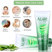 200x2 ML Aloe Vera Gel – 99% Organic Pure Aloe Vera Hydrating Face & Body Moisturizer, Natural Aloe Cream for Dry Skin, Su...