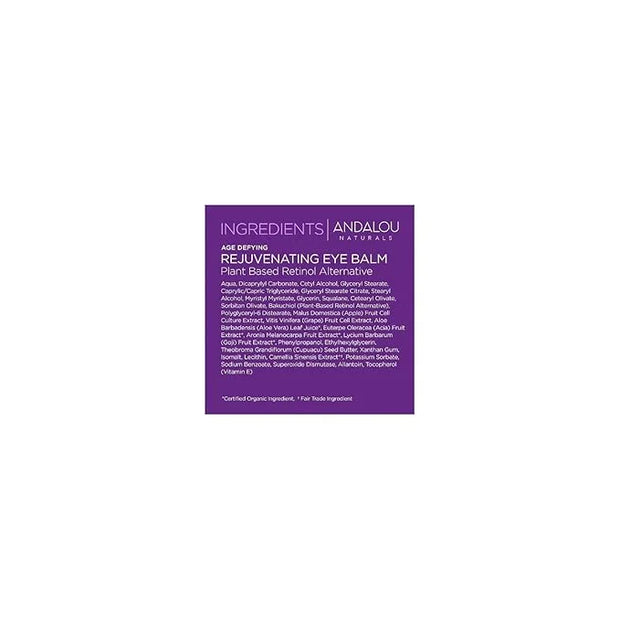 Andalou Naturals Age Defying Plant-Based Retinol Alternative Eye Balm, 0.45 OZ - Product Image