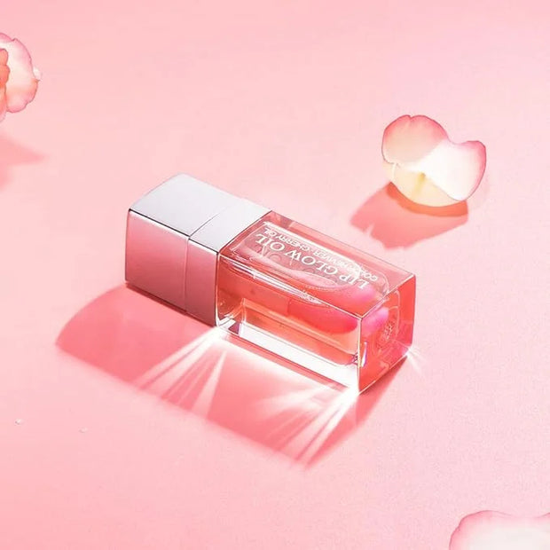 Miniling Hydrating Plumping Lip Oil Gloss Balm Care Transparent Toot Oil, Tinted Sheer Color Liquid Moisturizing Non-Stick...