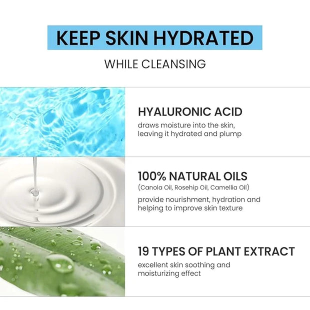 coxir ULTRA HYALURONIC CLEANSING OIL 150ml VITA C EYE CREAM 30ml - Product Image