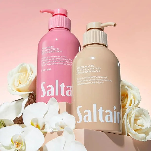 Saltair Body Wash, Signature Scents 2-Pack. Moisturizing Body Cleanser with Monoi Oil and Cupuacu Butter. Luxury Shower Ge...