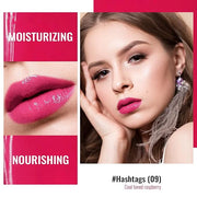 Oulac Moisturizing Shine Rose Pink Lipstick for Women, 2 in 1 Tinted Lip Balm for Winter, Hydrated Juicy and Glossy Lip Co...