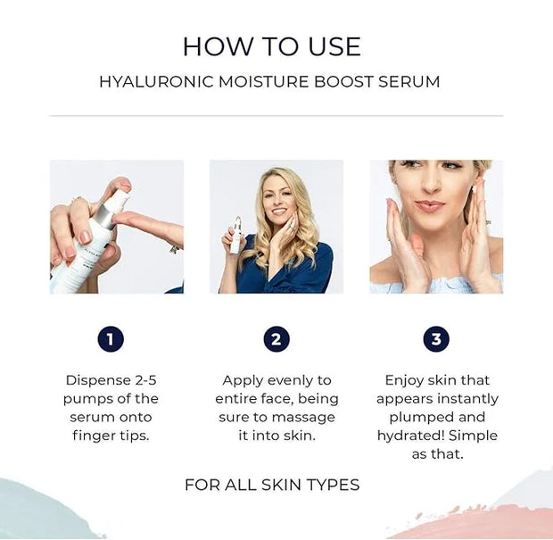 Alana Mitchell Anti-Aging Peptide Eye Cream Hyaluronic Moisture Boost Serum - Product Image