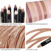 evpct 8Pcs Cream Eye Shadow Brightener Sticks Makeup Sets, Champagne Pearl Bronze Putty Sand Orchid Rose Gold Shimmer Matt...