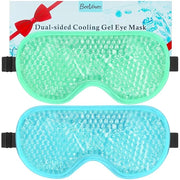 BeeVines Gel Eye Mask, 2 Pack Cooling Ice Masks for Puffy Eyes for Men & Women, Cold & Warm Compress for Post Surgery, Puf...