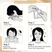 MOND'SUB Premium Under Eye Patches, Gel Eye Patches Hydrating & Refresh for Puffy Eyes, Under Eye Bags & Dark Circles, Nat...