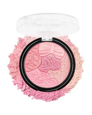 Flower Blush for Cheeks, Matte Shimmer Face Blush Powder,Contour Multiuse Facial Make up Palette,Long Lasting Waterproof E...