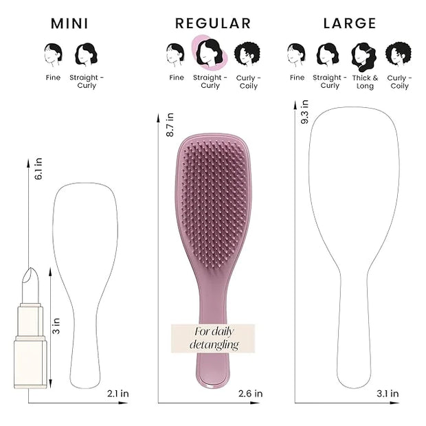 Tangle Teezer Plant-Based Ultimate Detangler Brush, Dry & Wet Hair Brush, Eliminates Knots & Reduces Breakage for All Hair...