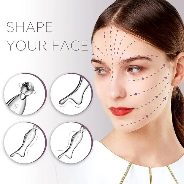 Gua sha Tool, Gua Sha Facial Tools by L&L SKIN, Face Roller Guasha for Skincare - Product Image