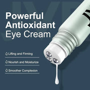 JVR Caffeine Eye Cream and Under Eyes Roller for Dark Circles and Puffiness, Fine Lines, Under-Eyes Bags, Eye Serum with V...