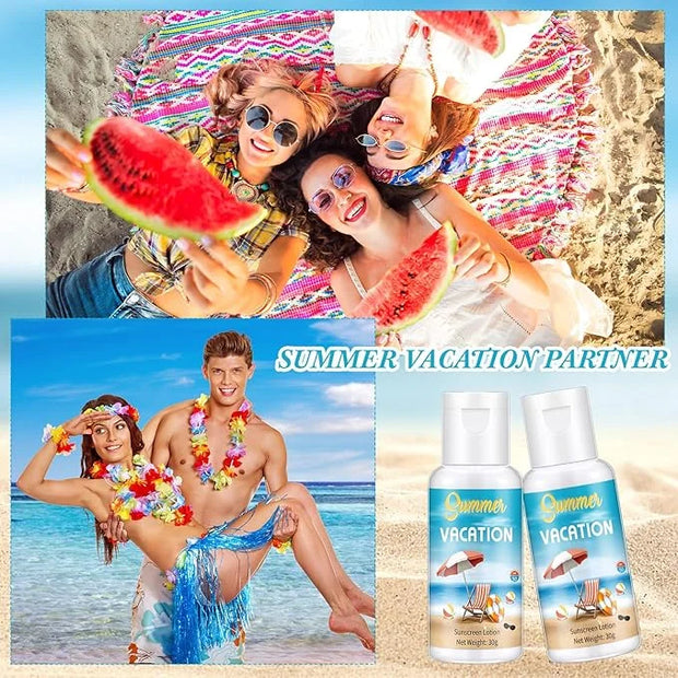 6 Pcs Wedding Sunscreen Bulk Travel Size Sunscreen SPF 50 Mini Sunscreen with Zinc Oxide Titanium Dioxide for Wedding Part...