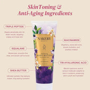 Nakery Skin Toning Body Butter for Women - Firming Body Lotion for Women - Peptide Infused Body Lotion for Crepey & Saggin...