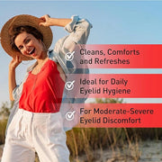 OCuSOFT Lid Scrub PLUS 35 - Pre-Moistened Leave-On Eyelid Wipes for Moderate to Severe Conditions - Moisturizing Eyelid Cl...