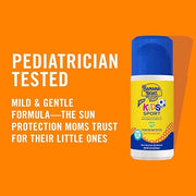 Banana Boat Kids Mineral Sunscreen Lotion SPF 50 Twin Pack and Sport Sunscreen Roll On Lotion SPF 60 Travel Size