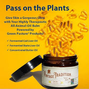 Vintage Tradition Epic Glow Beef Tallow Balm – Glow Boosting Moisturizer with Lavender Oil, Myrrh Oil, Manuka Face Oil, an...
