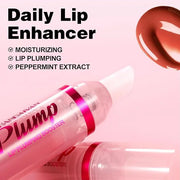 Erinde Lip Plumper Gloss, Natural Ginger Lip Plumping Booster Lip Plumping Oil, Ultra-Hydrating & Nourishing Plump Lip Plu...