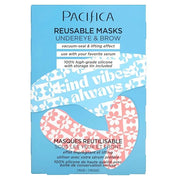 Pacifica Reusable Mask Set – Silicone Undereye & Brow Mask Set for Forehead & Under Eye, Anti-Wrinkle, Firming, Pair with ...