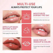 Watery Essence Lip Glaze,Moisturizing Nonstick Tinted Gloss Lip Oil,Glowy Lipstick, Long-Lasting Lip Stain, Lightweight Li...