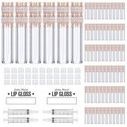 AMORIX 72 Pack 5ml Pearl Diamond Lip Gloss Tubes with Wand 5ml Empty Lip Gloss Containers Lipgloss Bottles with Stoppers +...