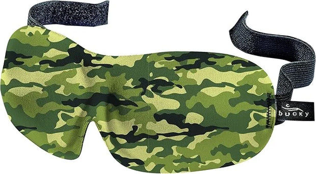 Bucky 40 Blinks No Pressure Printed Eye Mask for Travel & Sleep, Camo, One Size - Product Image