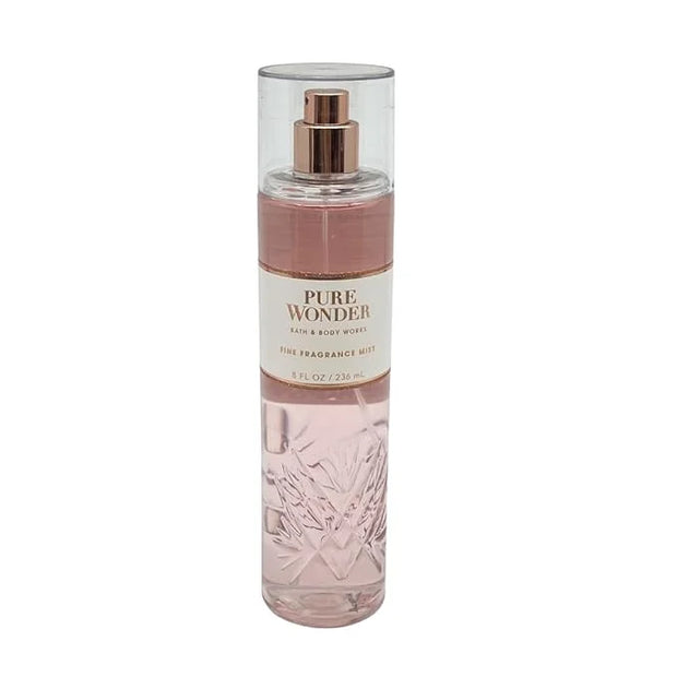 Bath & Body Works PURE WONDER Deluxe Gift Set - Fragrance Mist - Body Cream - Body Lotion - Shower Gel - Full Size - Produ...