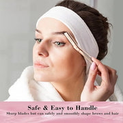 Dermaplaning Tool for Face, Eyebrow Razor for Women and Men, Eyebrow Trimmer and Facial Shaver Dermaplane Razor for Peach ...