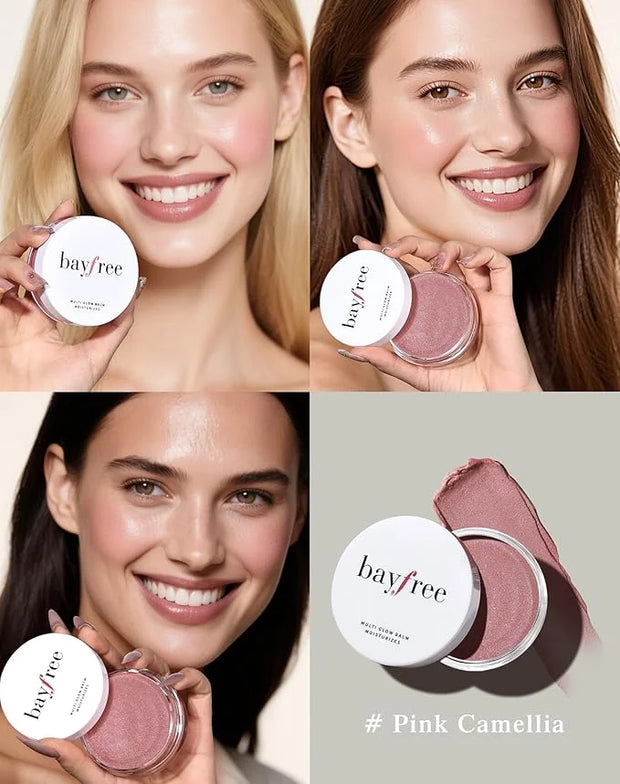 Multi Glow Balm, Cream Blush for Cheeks, Blush Balm Face Makeup, Radiant Finish, Hydrating, Creamy, Lightweight & Blendabl...