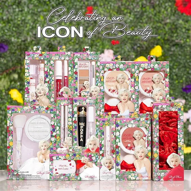 wet n wild Marilyn Monroe Collection PR Box - Makeup Set with Versatile Brushes, Buildable & Blendable Palettes, Vibrant C...