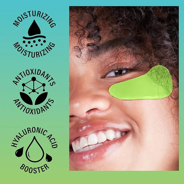 Eye Patches for Dark Circles and Puffiness, Under Eye Mask with Hyaluronic Acid and Matcha Green Tea, Vegan and Cruelty-Fr...