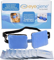 EyeGiene System - Self Heating Eye Mask – Warm Compress for Eyes, Multi-Use Heat Treatment for Dryness, Fatigue, Styes, Bl...
