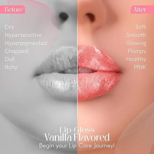 SMONRIS Moisturizing Shiny Lip glosses to Heal Dry Lips for Long Lasting Hydration – High Shine Cruelty Free Non-Sticky Li...
