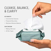 HydroPeptide HydroActive Cleanse, Micellar Facial Cloths, Gently Cleanses Skin, Hydrating and Nourishing, 30 Count - Produ...