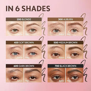 Covergirl Clean Fresh Brow Filler Pomade, 600 Dark Brown, Eyebrow Pencil, Ultra-Precise Tip, Creamy Formula, Highly Pigmen...