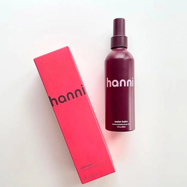 HANNI Water Balm Hydrating Body Mist, Moisturizer Spray with Hyaluronic Acid for All Skin Types, Lotion Replacement, 200 m...