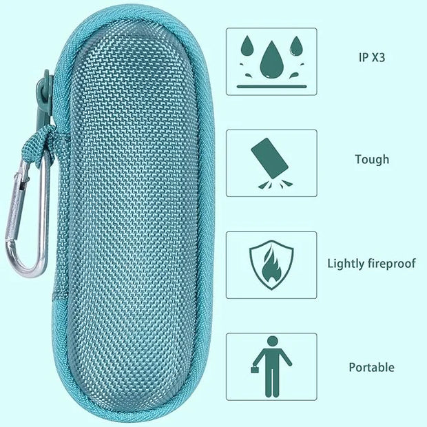 co2CREA Hard Case and Replacement Head Compatible with Finishing Touch Flawless Facial Hair Remover Electric Face Razor Wo...