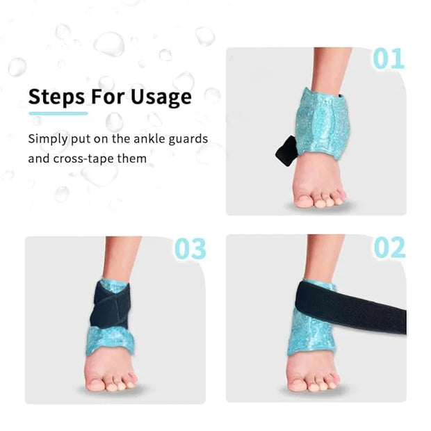 Boundle of Cold Face Eye Masks Ice Face Mask Hot Cold Compress for Dark Circles and Ankle/Sport Foot Ice Therapy Wrap,Hot ...