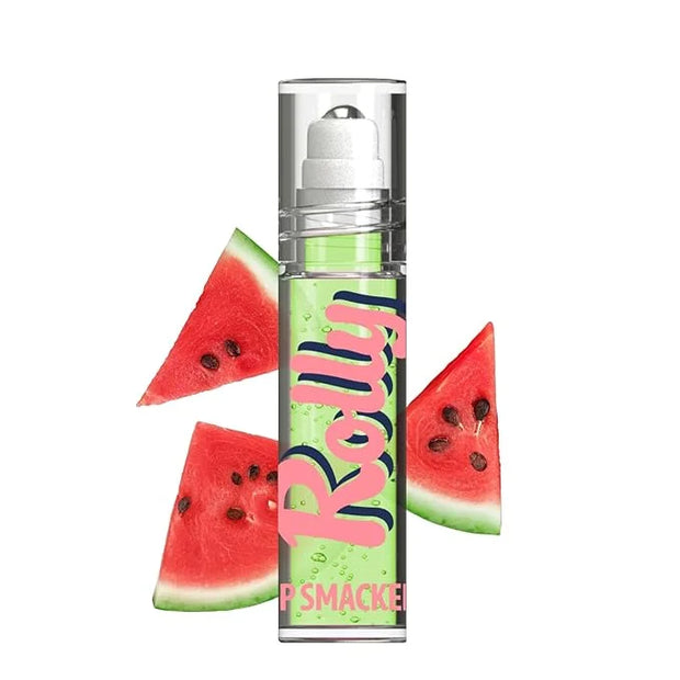 Lip Smacker Rolly Lip Gloss, Classic Roller-Ball Design for a Cooling Sensation, Hydrating & Moisturizing Shine - Watermel...