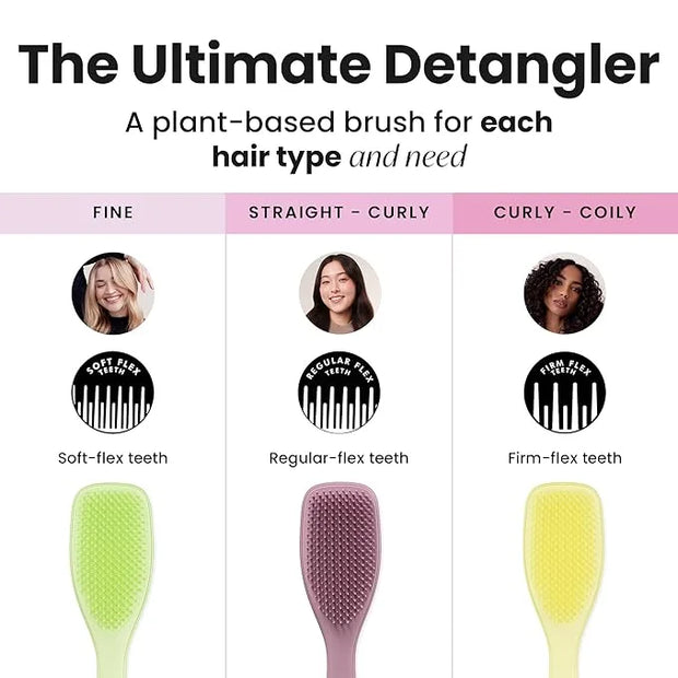 Tangle Teezer Plant-Based Ultimate Detangler Brush, Dry & Wet Hair Brush, Eliminates Knots & Reduces Breakage for All Hair...