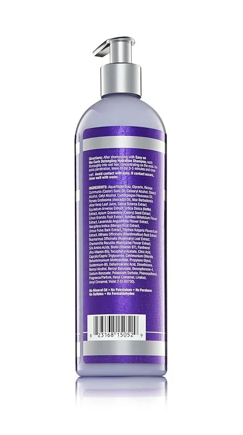 The Mane Choice The Alpha Easy On The Curls Hydration Curly Hair Conditioner, Nourishing Detangling Conditioner Enriched w...