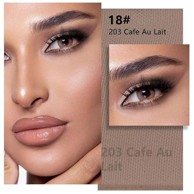 Kaely Pressed Single Eyeshadow Makeup, Cocoa Brown Matte Highly Pigmented Monochrome Eye Shadow Palette, Waterproof Neutra...