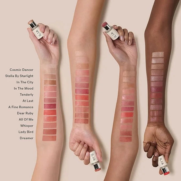 ILIA - Multi Stick For Lips + Cheeks | Non-Toxic, Vegan, Cruelty-Free, Nourishing Cream + Lip Color In One for All Skin Ty...