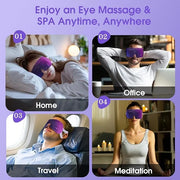 14Packs Microcurrent Heated Eye Mask for Dry Eye, Sleep Steam Eye Masks Disposable Self Heating for Warm Compress Dark Cir...