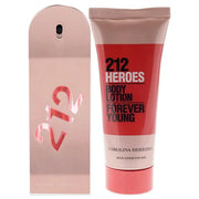 Carolina Herrera 212 Heroes Forever Young 2.7oz EDP Spray, 3.4oz Body Lotion Women 2 Pc Gift Set - Product Image